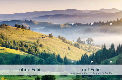 SEEN shiny Dual -lintujen törmäysestenauha - 50m nauha